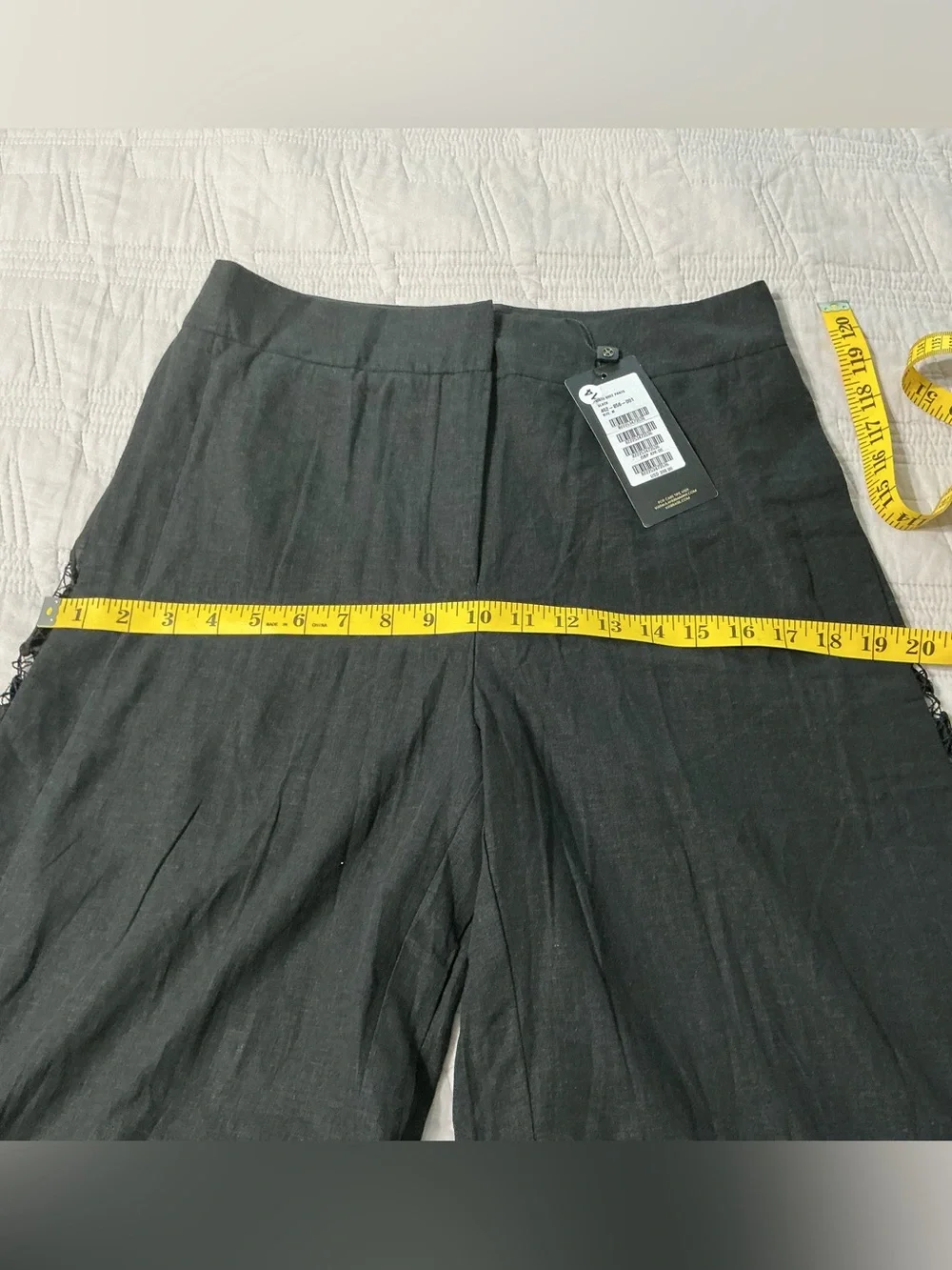 VIX Paula Hermanny Solid Bree High Waist Pants M - Picture 6 of 10